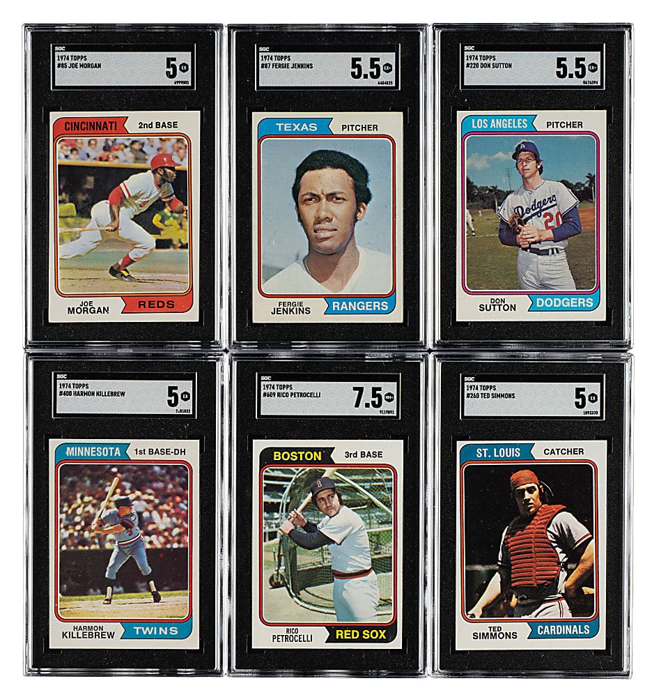 1974 Topps Complete Set (660) Plus Complete Traded Set (44)