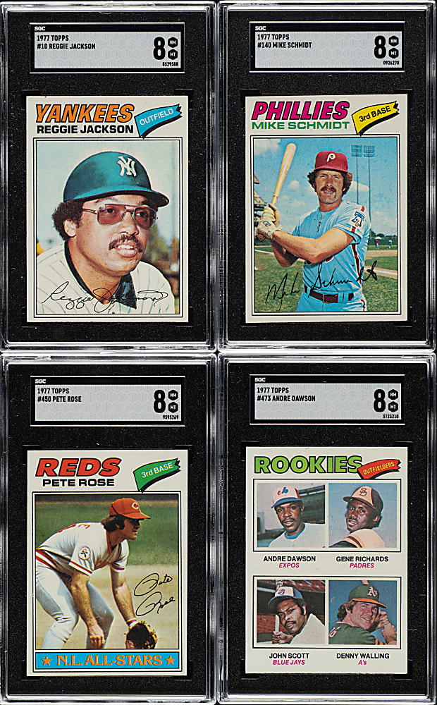 1977 Topps Complete Set (660) Including 50 SGC-Graded Cards