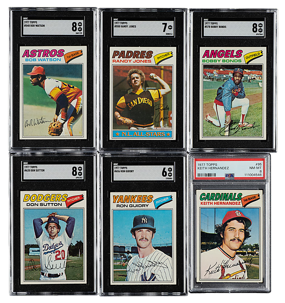 1977 Topps Complete Set (660) Including 50 SGC-Graded Cards