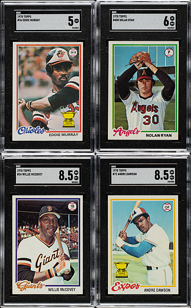 1978 Topps Complete Set (726) Including 32 SGC-Graded Cards