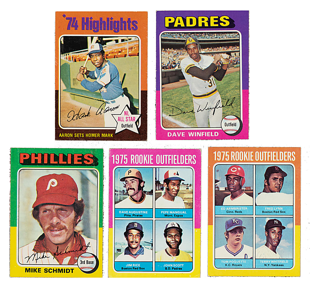1975 Topps Complete Set (660) Including 32 SGC-Graded Cards