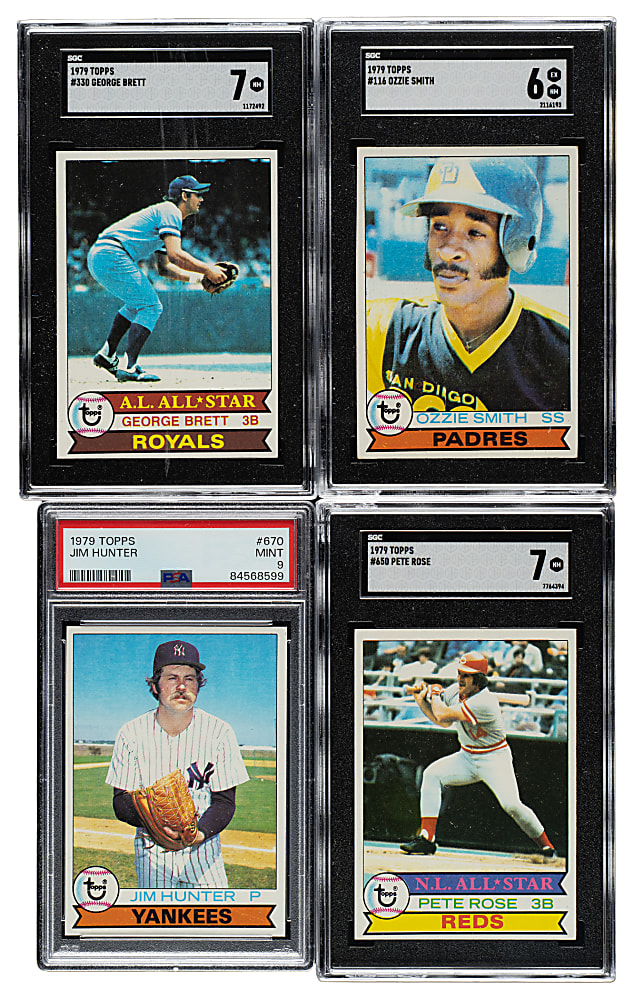1979 Topps  Complete Set (726) Including 55 SGC- and PSA-Graded Cards