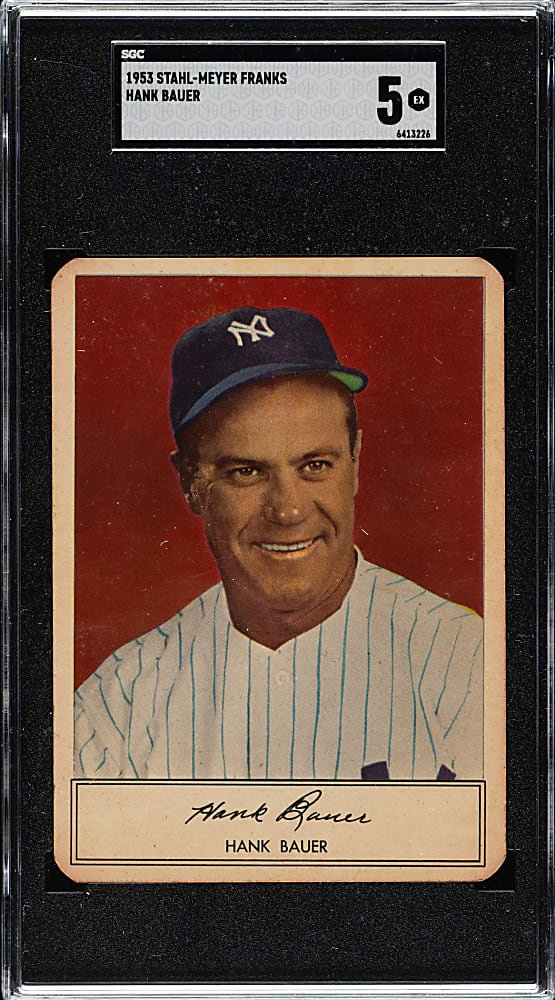 1953 Stahl-Meyer Franks Hank Bauer SGC EX 5 - 1 of 1 - Highest Graded!