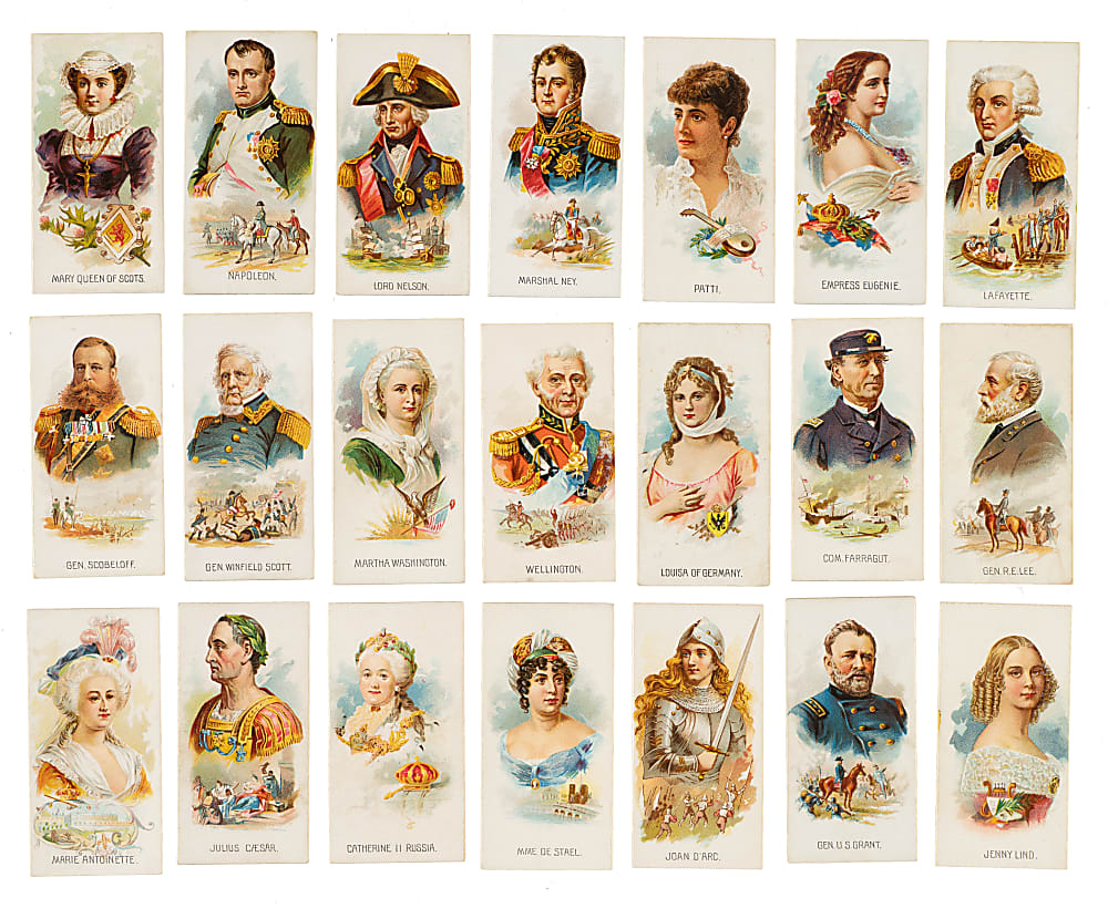 1889 N222 Kinney Bros. "Leaders" Complete Set (25)