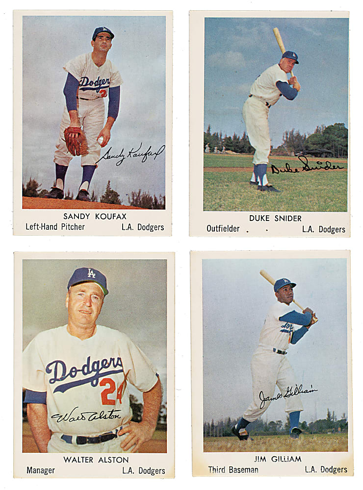 1960 Bell Brand Dodgers Complete Set (20)