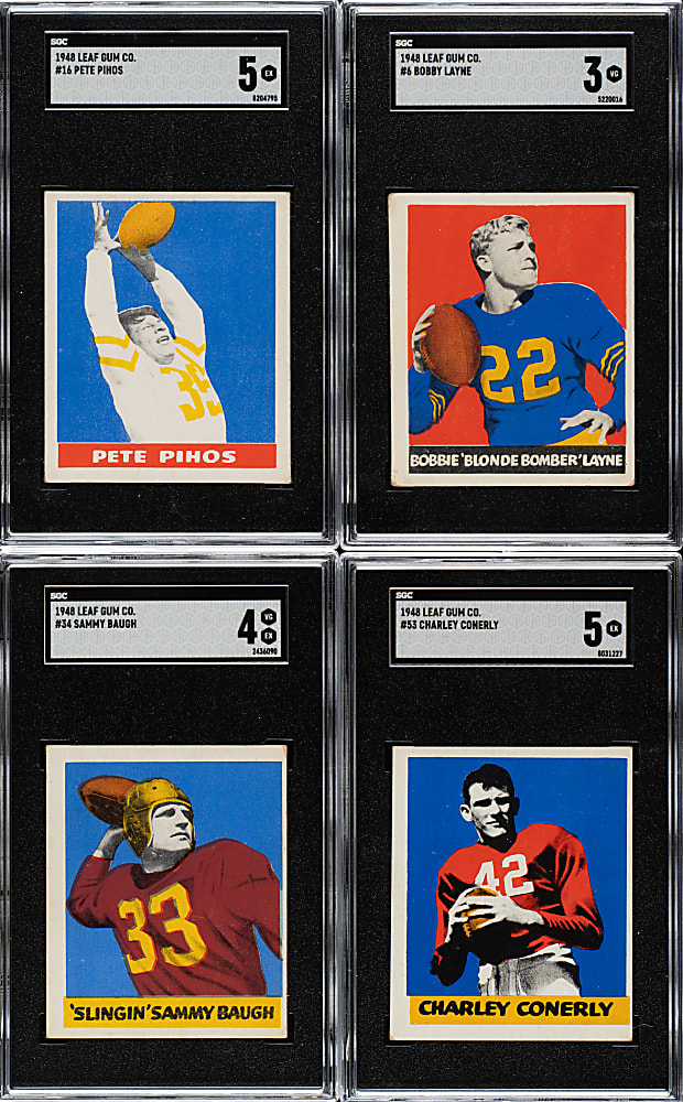 1948 Leaf Football Partial Set (73/98)