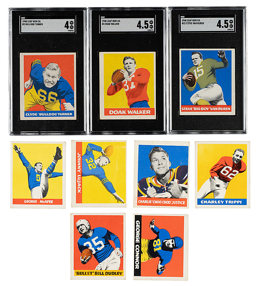 1948 Leaf Football Partial Set (73/98)