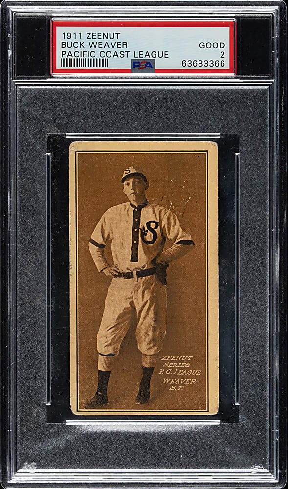 1911 Zeenut Buck Weaver PSA GOOD 2