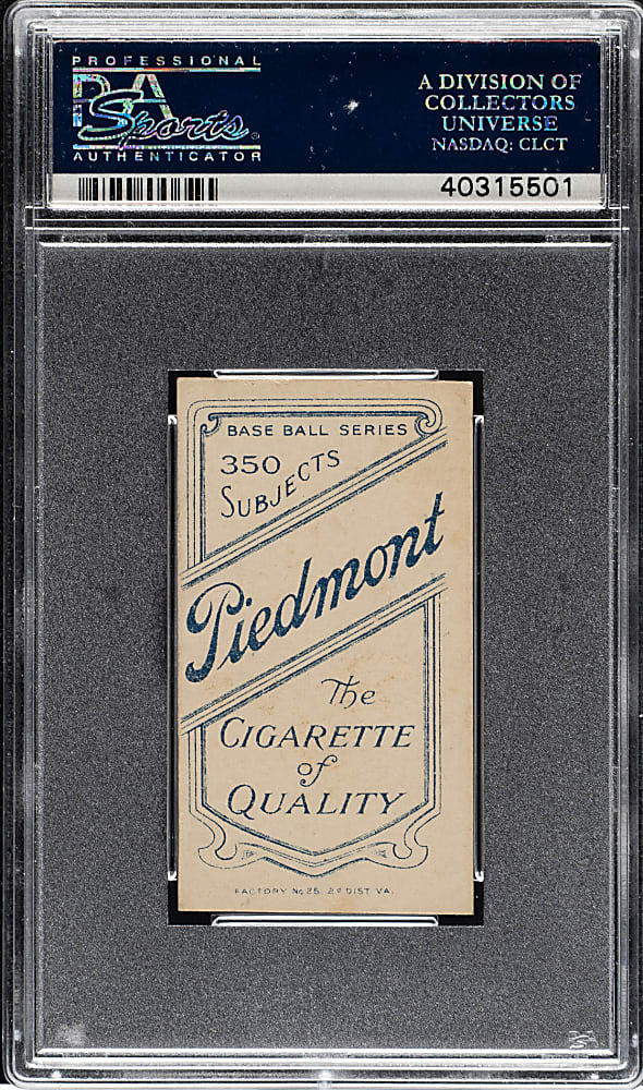 1909-1911 T206 White Border Fred Snodgrass Catching PSA EX-MT 6
