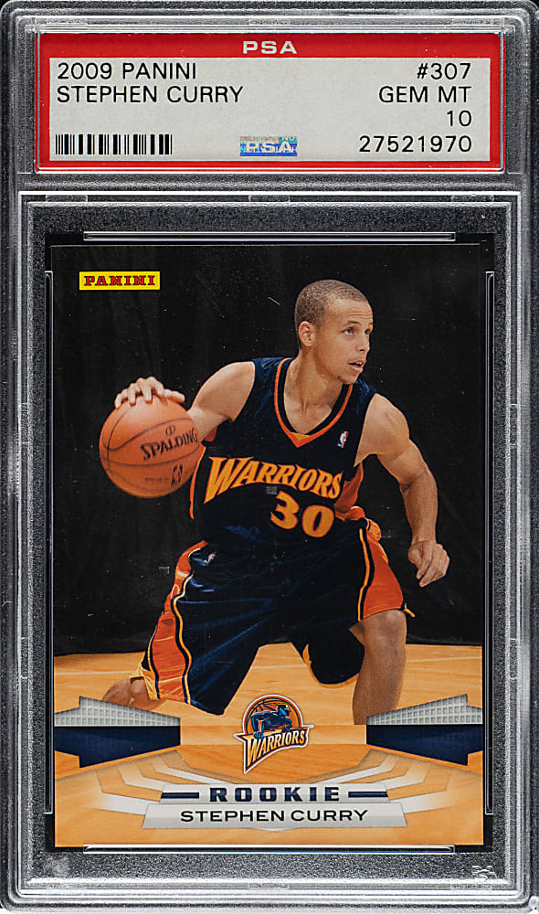 2009-2010 Panini Basketball #307 Stephen Curry Rookie PSA GEM MINT 10