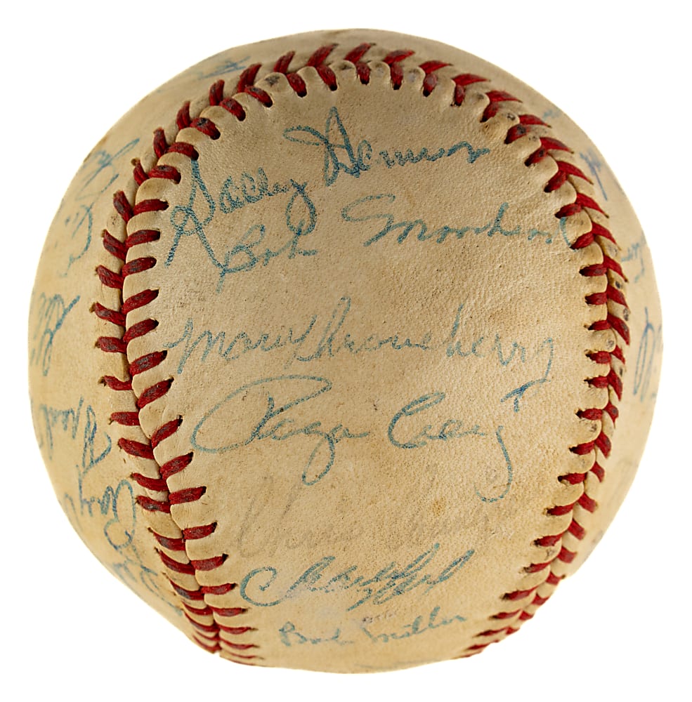 1962 New York Mets Team-Signed Baseball with Gil Hodges - Inaugural Season - JSA