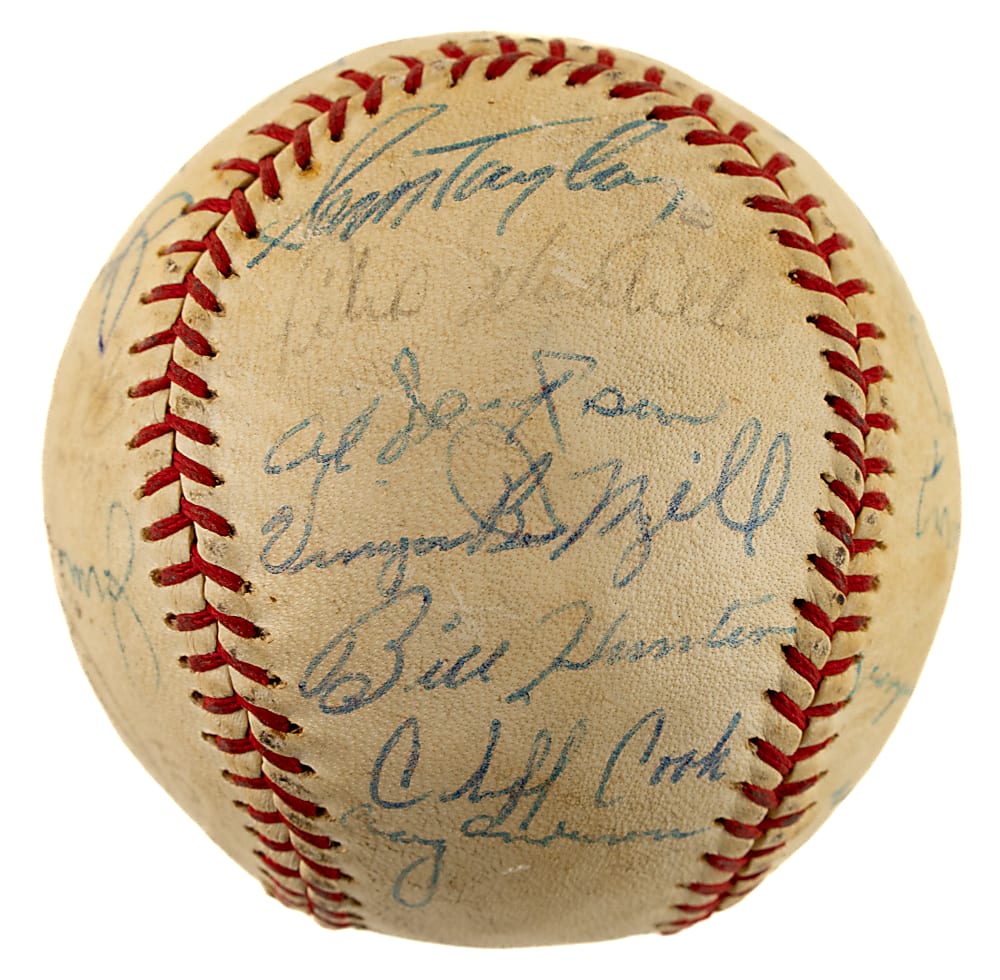 1962 New York Mets Team-Signed Baseball with Gil Hodges - Inaugural Season - JSA