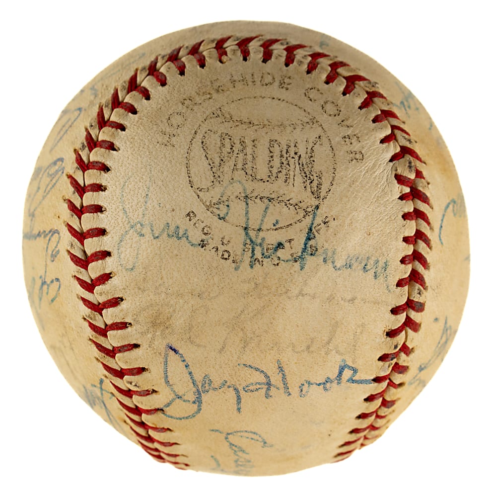 1962 New York Mets Team-Signed Baseball with Gil Hodges - Inaugural Season - JSA