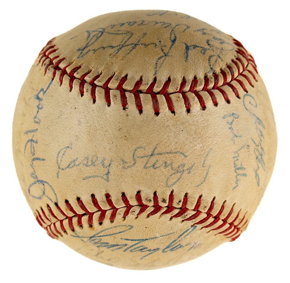 1962 New York Mets Team-Signed Baseball with Gil Hodges - Inaugural Season - JSA