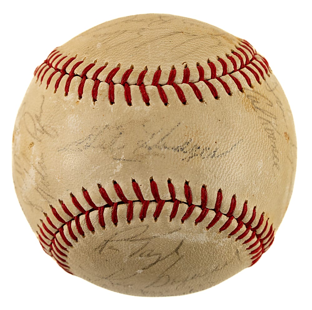 1968 New York Mets Team-Signed Baseball with Berra, Seaver, and Ryan