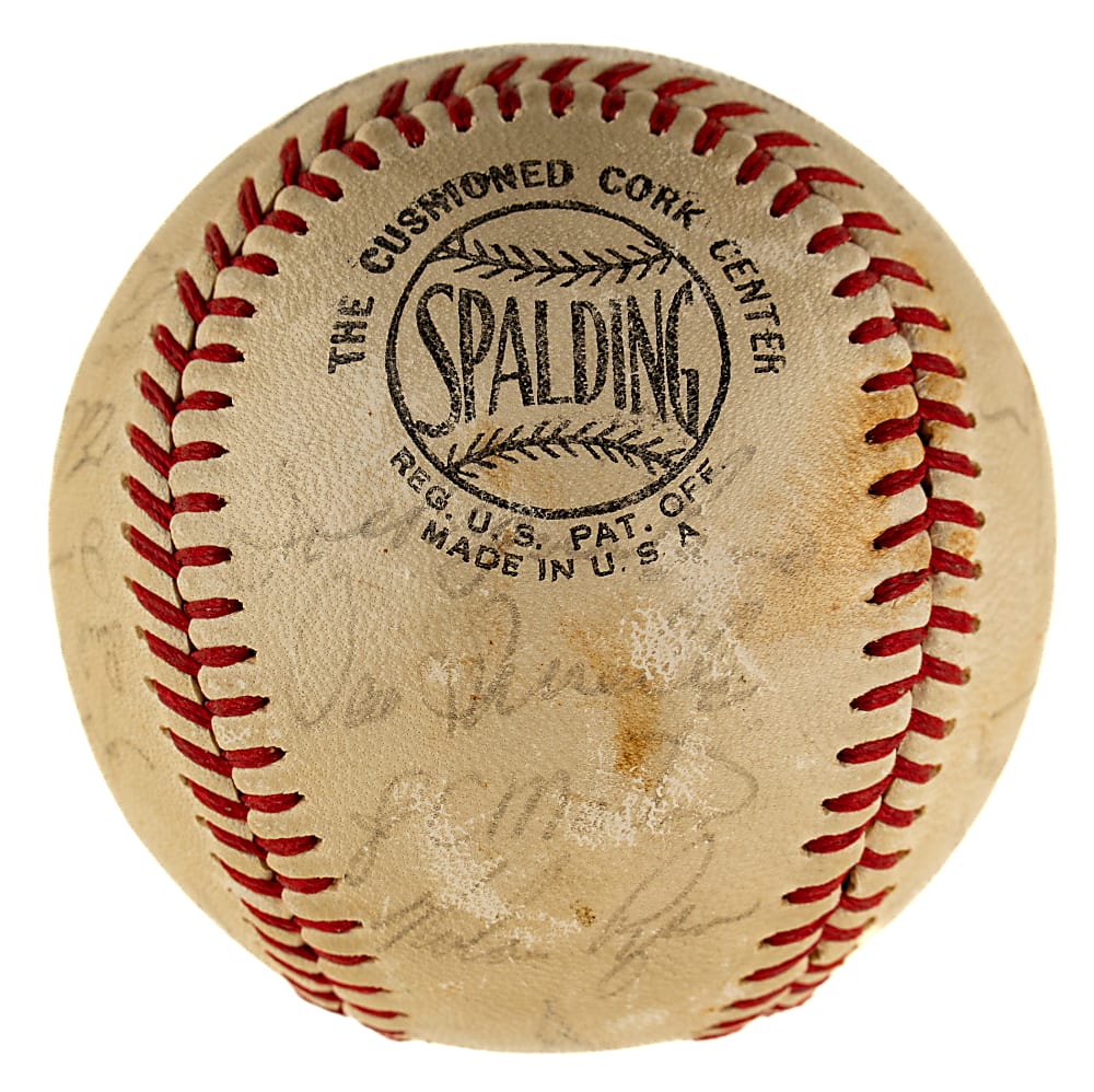 1968 New York Mets Team-Signed Baseball with Berra, Seaver, and Ryan