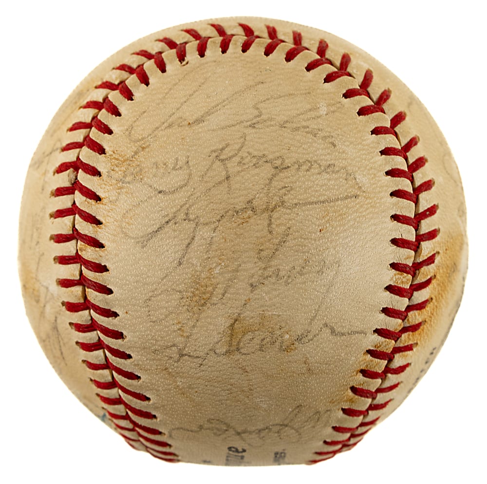 1968 New York Mets Team-Signed Baseball with Berra, Seaver, and Ryan