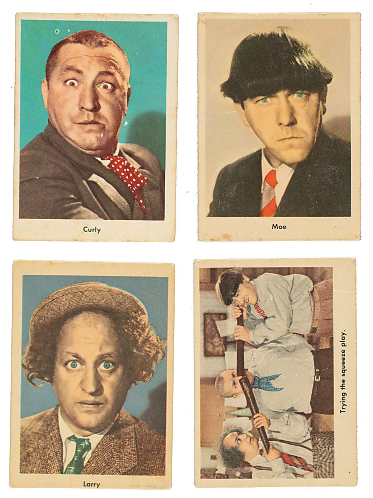 1959 Fleer "The Three Stooges" Complete Set (96) Plus Wrapper