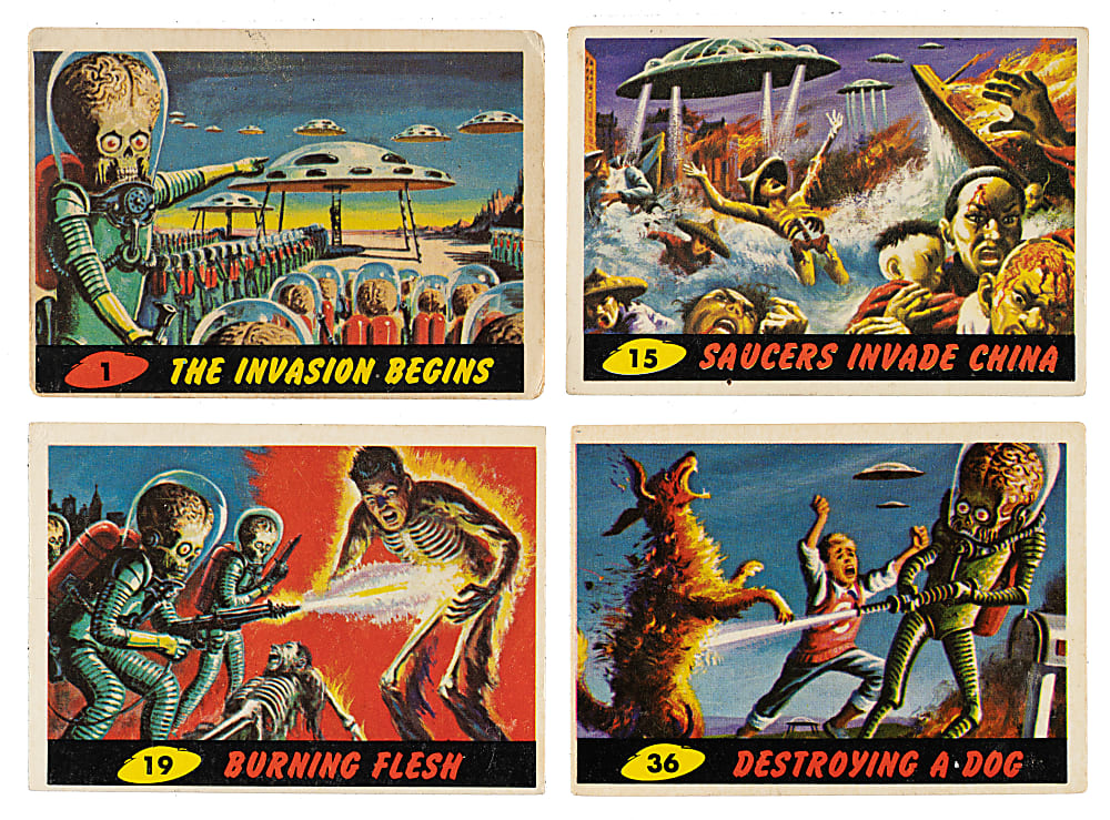 1962 Topps "Mars Attacks" Complete Set (55)