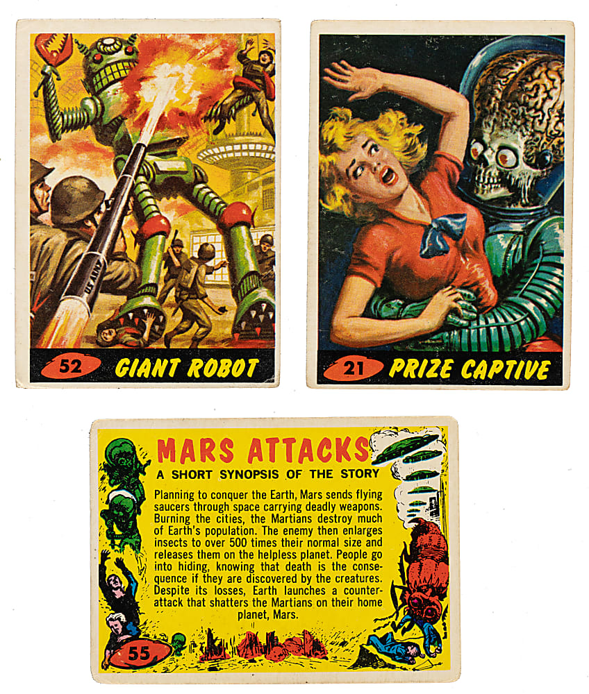 1962 Topps "Mars Attacks" Complete Set (55)