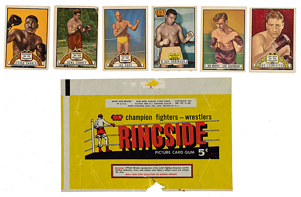1951 Topps Ringside Boxing Complete Set (96) Plus Wrapper