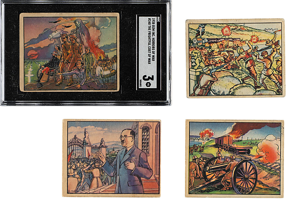 1938 R69 Gum, Inc. "Horrors of War" Complete Set (288)