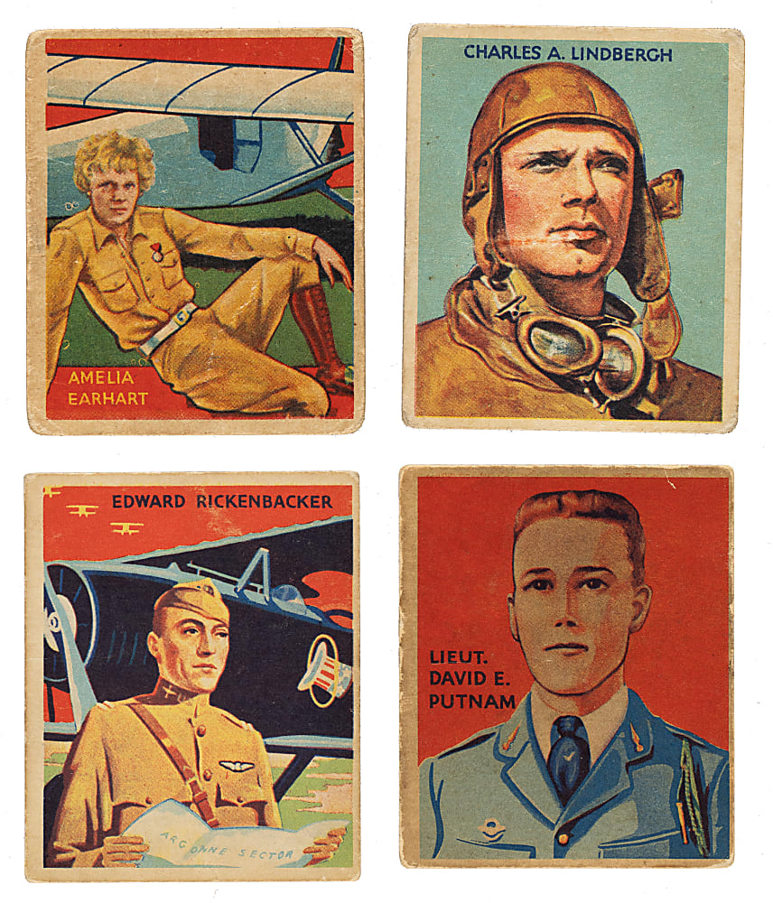 1933-1934 R136 National Chicle "Sky Birds" Complete Set (108) Plus Wrapper