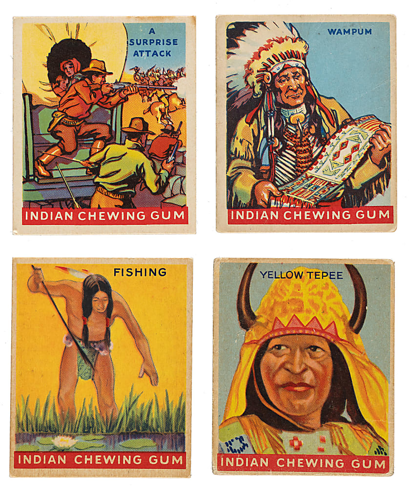 1947 R773 Goudey "Indian Gum" Near-Complete Set (92/96)