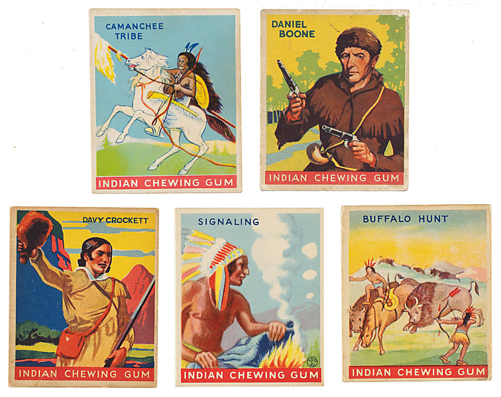 1933 R73 Goudey "Indian Gum" Complete Set (216) Plus Wrapper