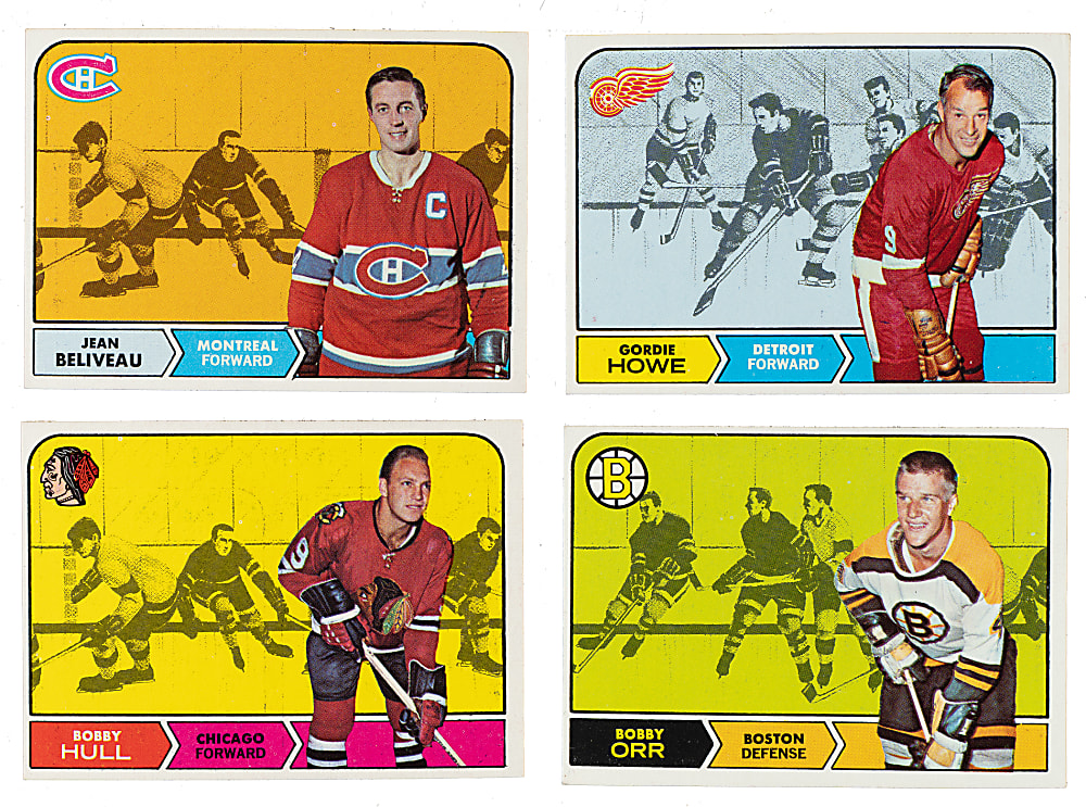 1968-1969 Topps Hockey Complete Set (132)