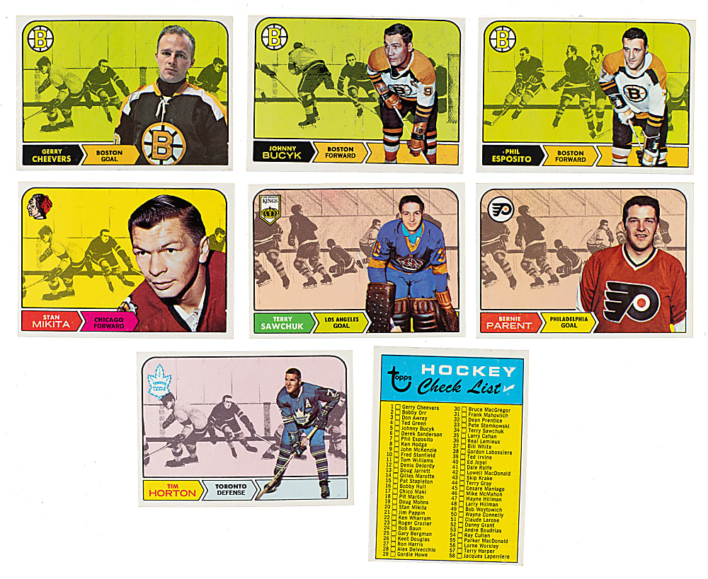1968-1969 Topps Hockey Complete Set (132)