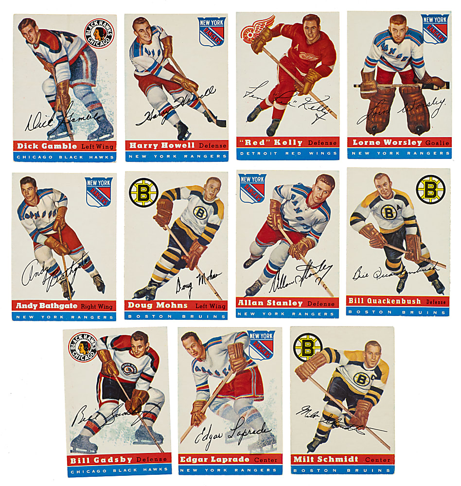 1954-1955 Topps Hockey Complete Set (60)