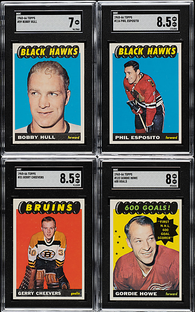 1965-1966 Topps Hockey Complete Set (128)