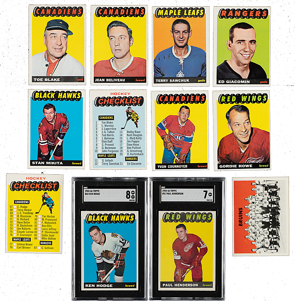 1965-1966 Topps Hockey Complete Set (128)
