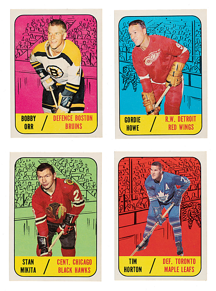 1967-1968 Topps Hockey Complete Set (132)