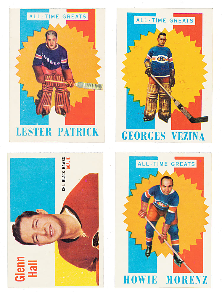 1960-1961 Topps Hockey Near-Complete Set (65/66)