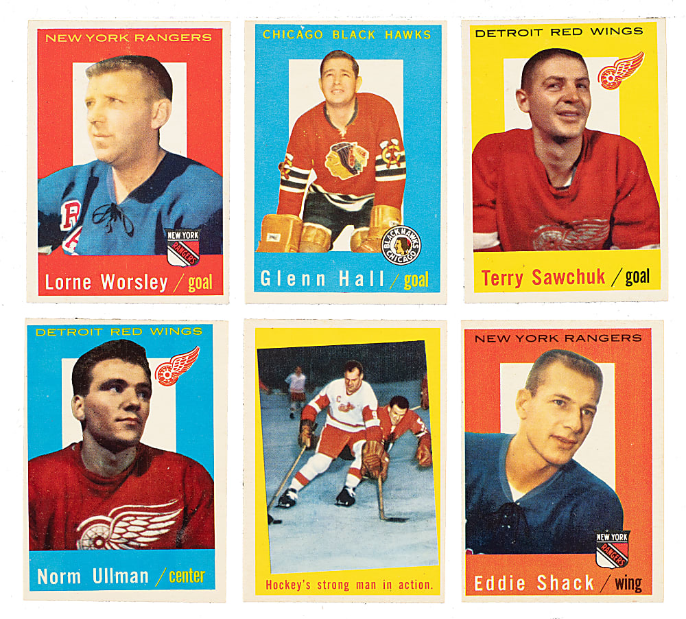 1959-1960 Topps Hockey Complete Set (66)