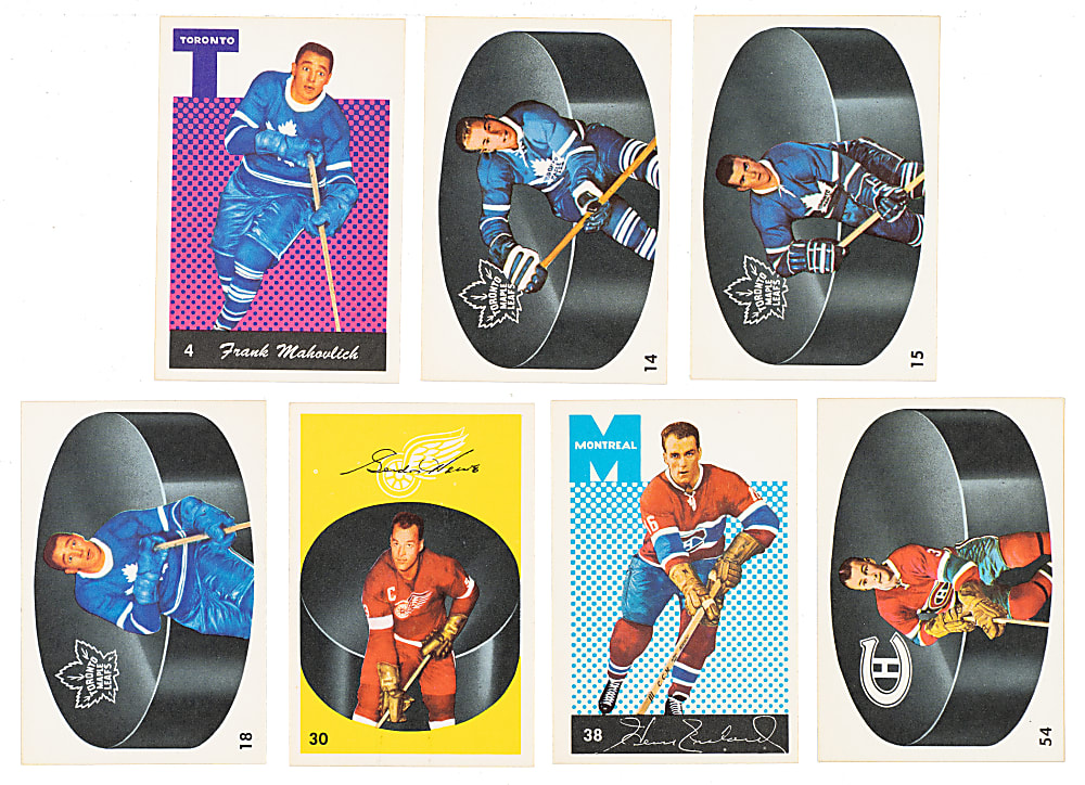 1962-1963 Parkhurst Hockey Near-Complete Set (54/56)