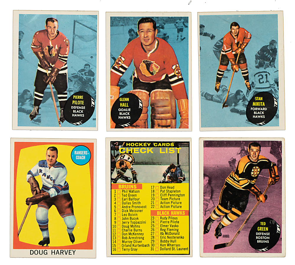 1961-1962 Topps Hockey Complete Set (66)