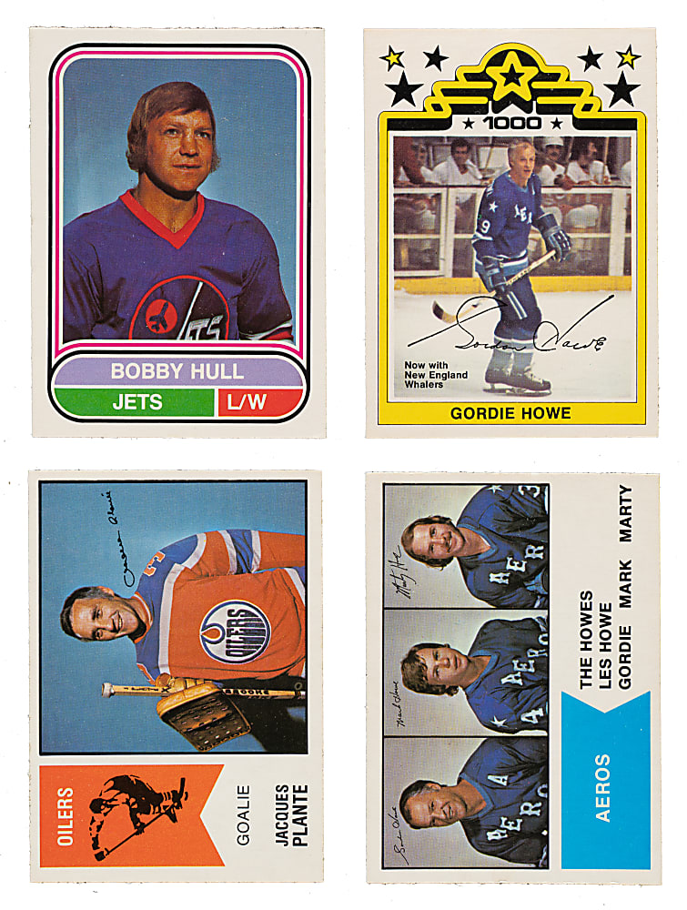 1973 to 1977 O-Pee-Chee WHA Complete Set Collection (5 Sets, 416 Cards)