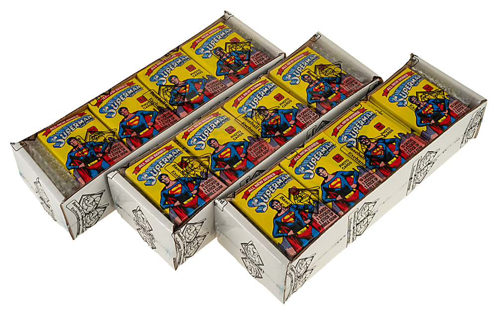 1978 Topps "Superman The Movie" Second Series Unopened Pack Collection (108 Packs) - Equal to Three Wax Box - BBCE