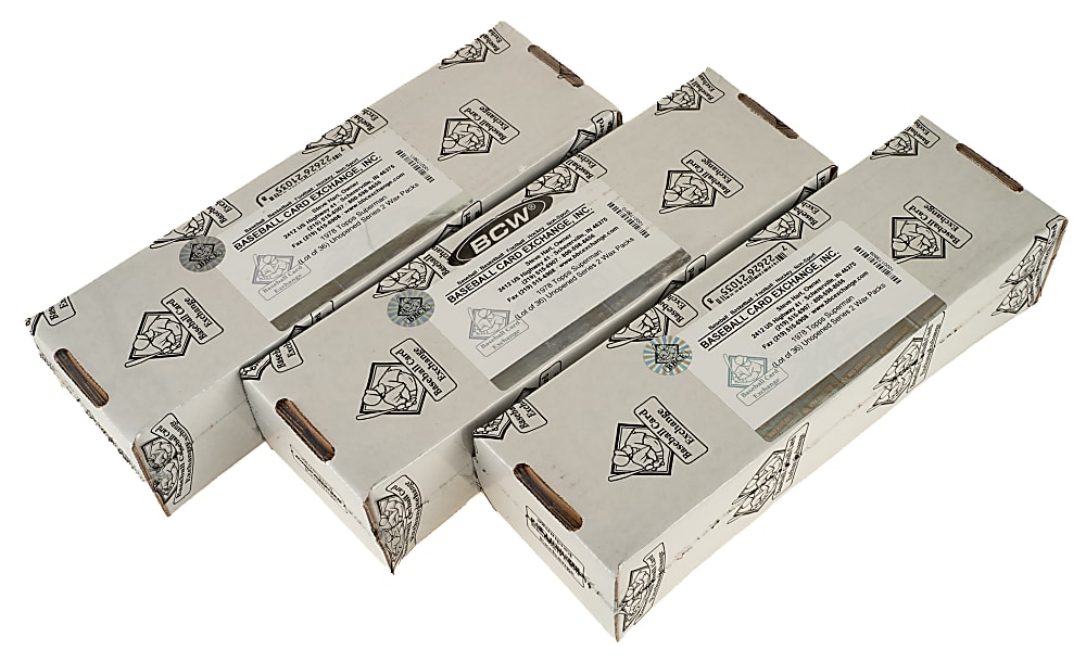 1978 Topps "Superman The Movie" Second Series Unopened Pack Collection (108 Packs) - Equal to Three Wax Box - BBCE