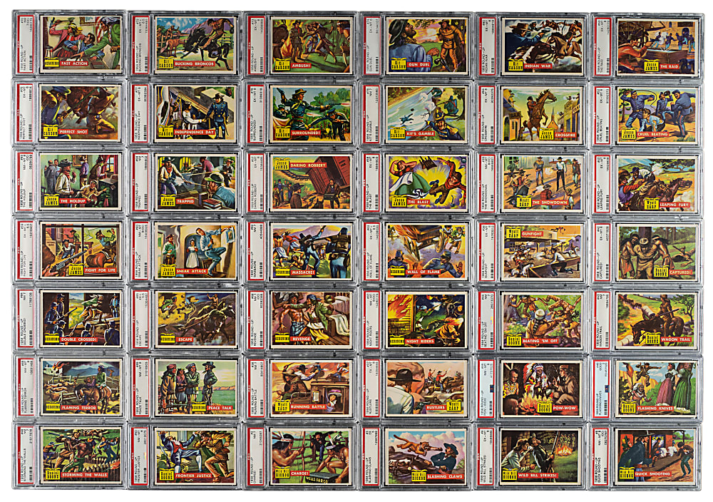 1956 Topps "Round Up" PSA-Graded Complete Set (80): #9 PSA Set Registry (GPA 6.23)