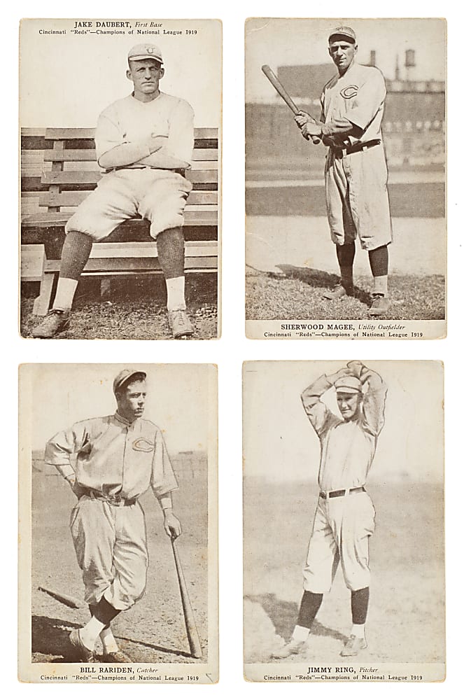 1919 PC799 Cincinnati Reds National League Champions Postcards Collection (10)