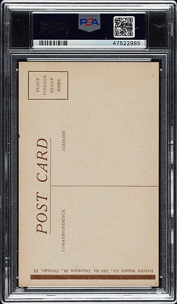 1922 Eastern Exhibit Supply Co. Walter Johnson PSA EX-MT 6