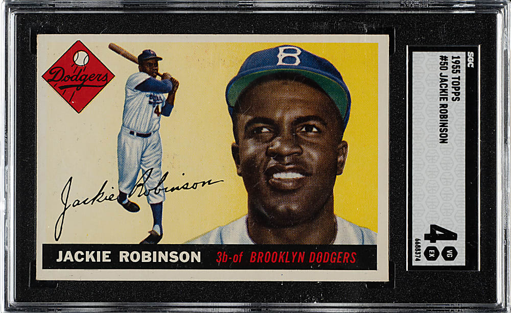 1955 Topps #50 Jackie Robinson SGC VG/EX 4