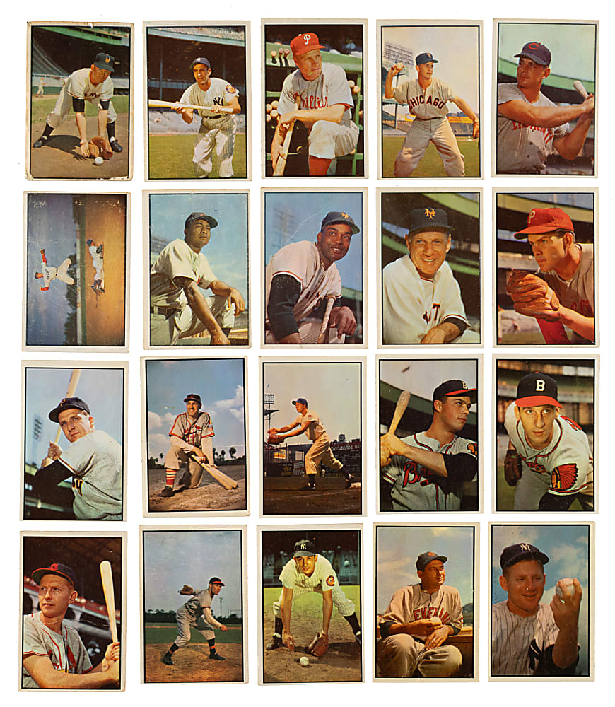 1953 Bowman Color Near-Complete Set (128/160)
