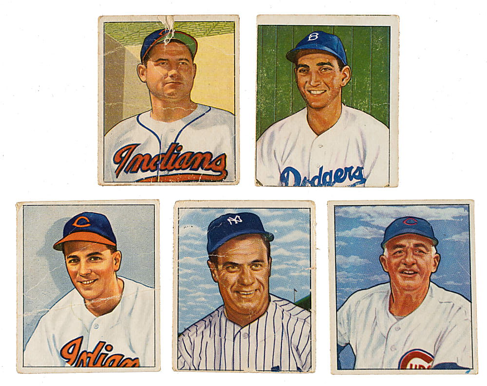 1950 Bowman Collection (108) Including Williams, Campanella, and Hodges