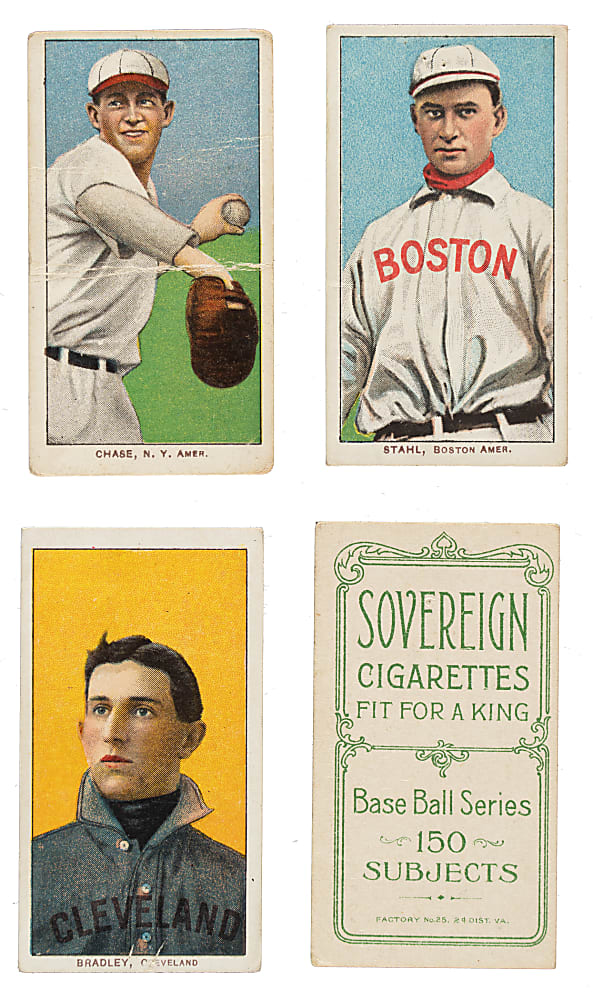 1909-1911 T206 White Border Collection (25) Including Hal Chase - All Sovereign Backs!