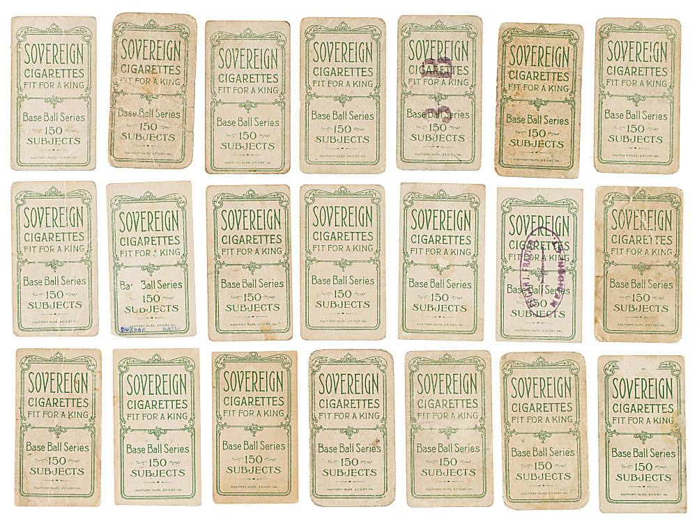 1909-1911 T206 White Border Collection (25) Including Hal Chase - All Sovereign Backs!